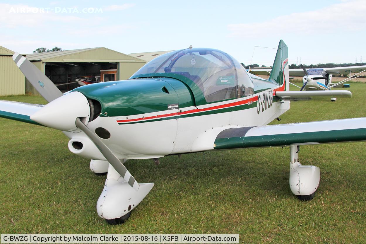 G-BWZG, 1997 Robin R-2160 Alpha Sport C/N 311, Robin R-2160 at Fishburn Airfield, August 16th 2015.