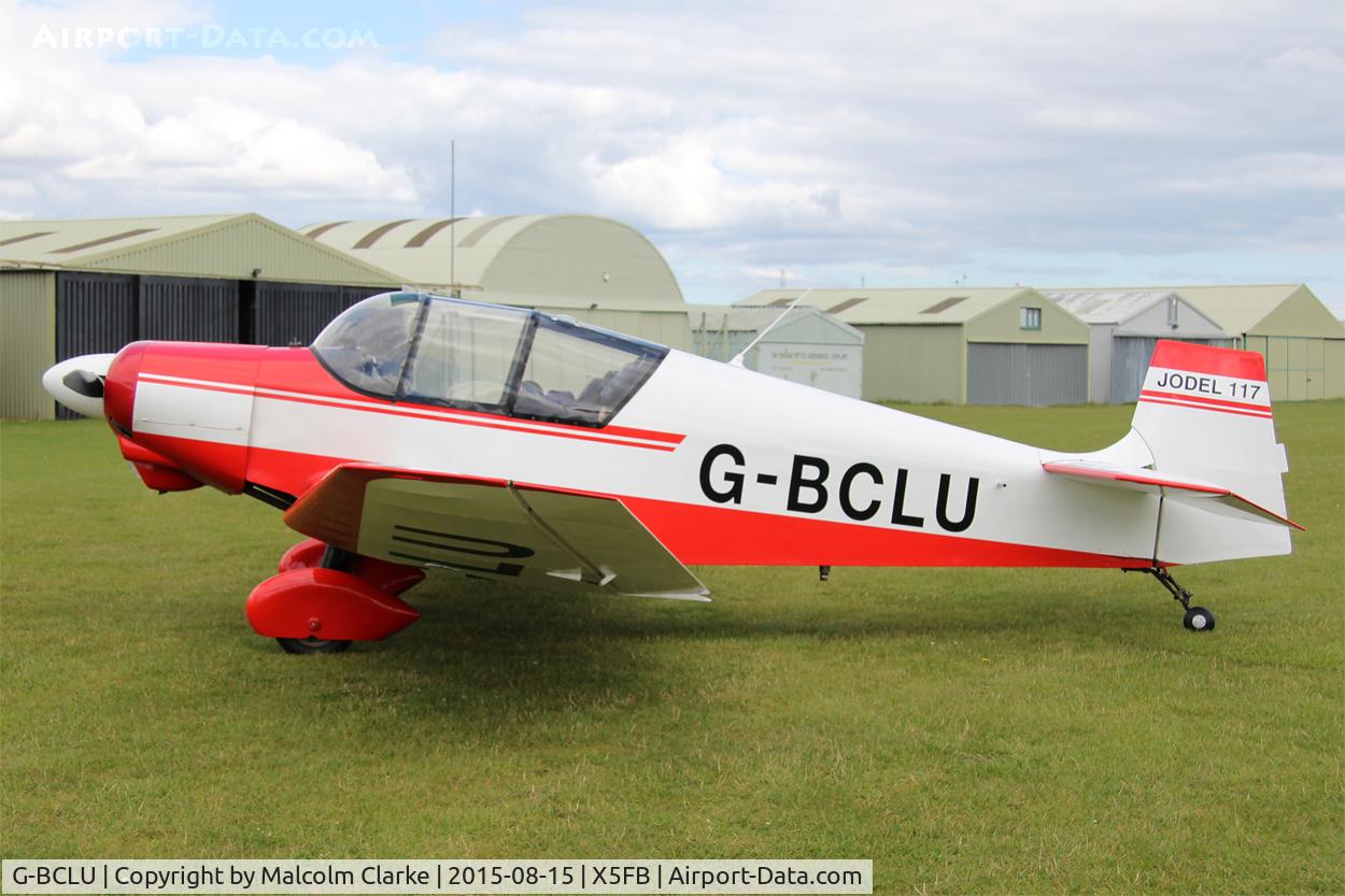 G-BCLU, 1957 SAN Jodel D-117 C/N 506, SAN Jodel D-117 at Fishburn Airfield, August 15th 2015.