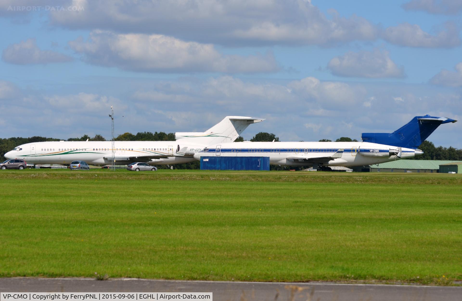 VP-CMO, 1980 Boeing 727-212RE C/N 21948, Stored in Lasham VP-CMO & VP-CZY