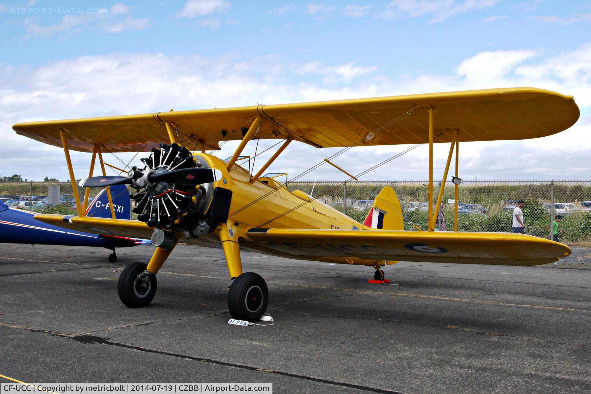 CF-UCC, 1940 Boeing A75N1 C/N 75-8521, FJ793 (CF-UCC) at the Boundary Bay Airshow 2014