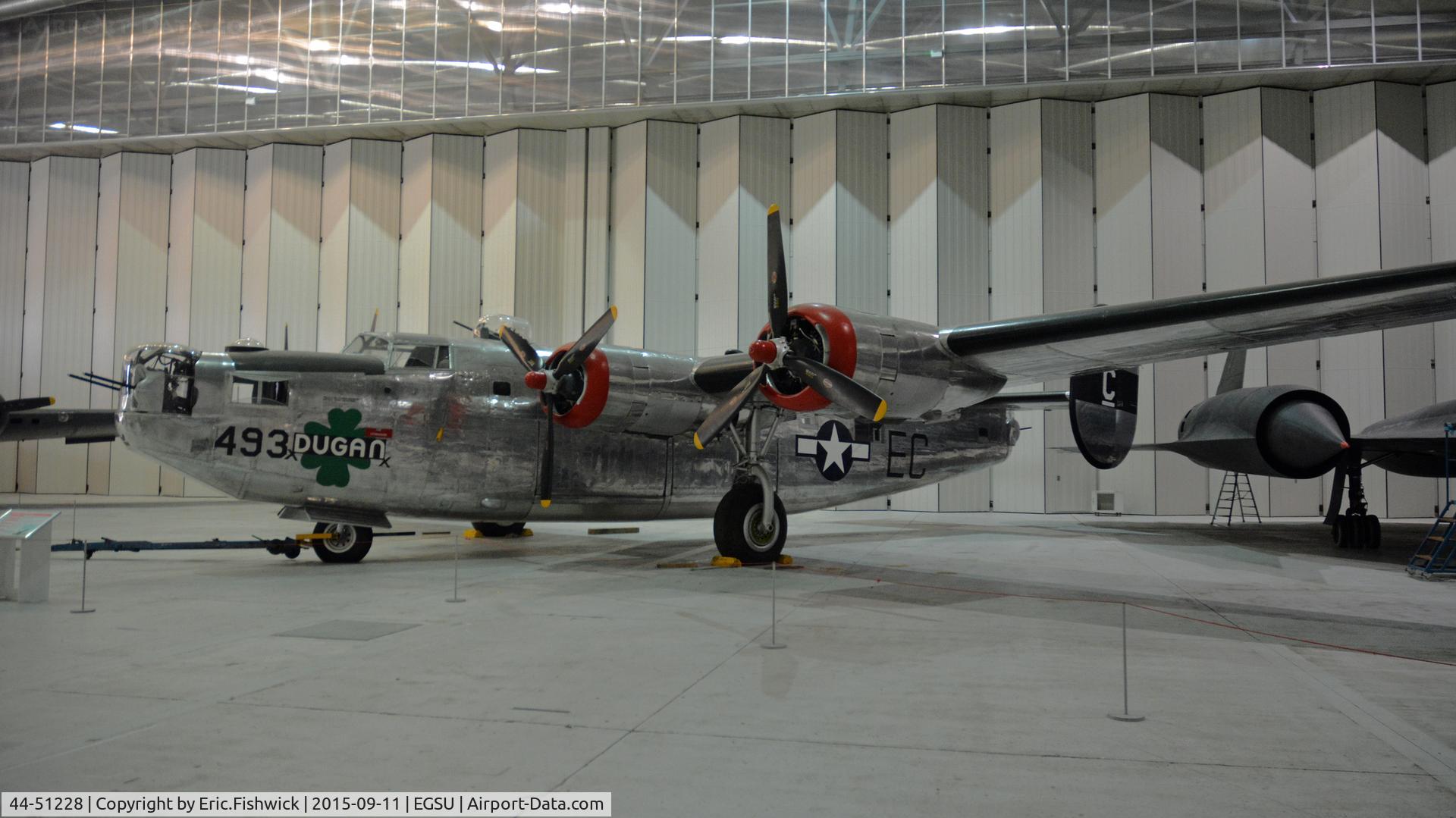 44-51228, 1944 Consolidated B-24M Liberator C/N 6083, 1. 44-51228 refreshed and ready to return to The American Air Museum, Duxford, Cambridgeshire.