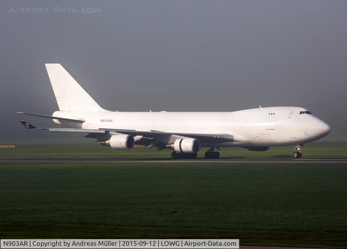 N903AR, 2002 Boeing 747-428F/ER/SCD C/N 33096, Arriving from Miami.