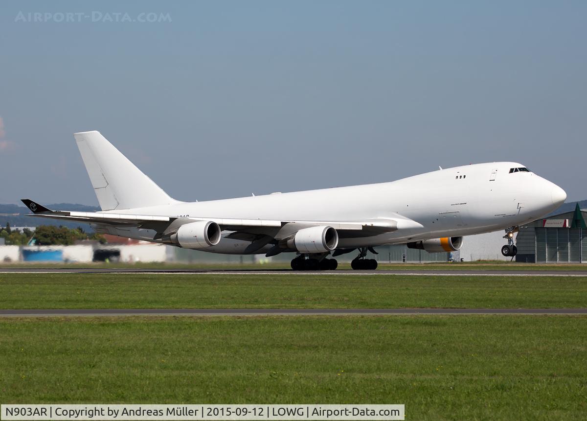 N903AR, 2002 Boeing 747-428F/ER/SCD C/N 33096, Takeoff to Dallas.