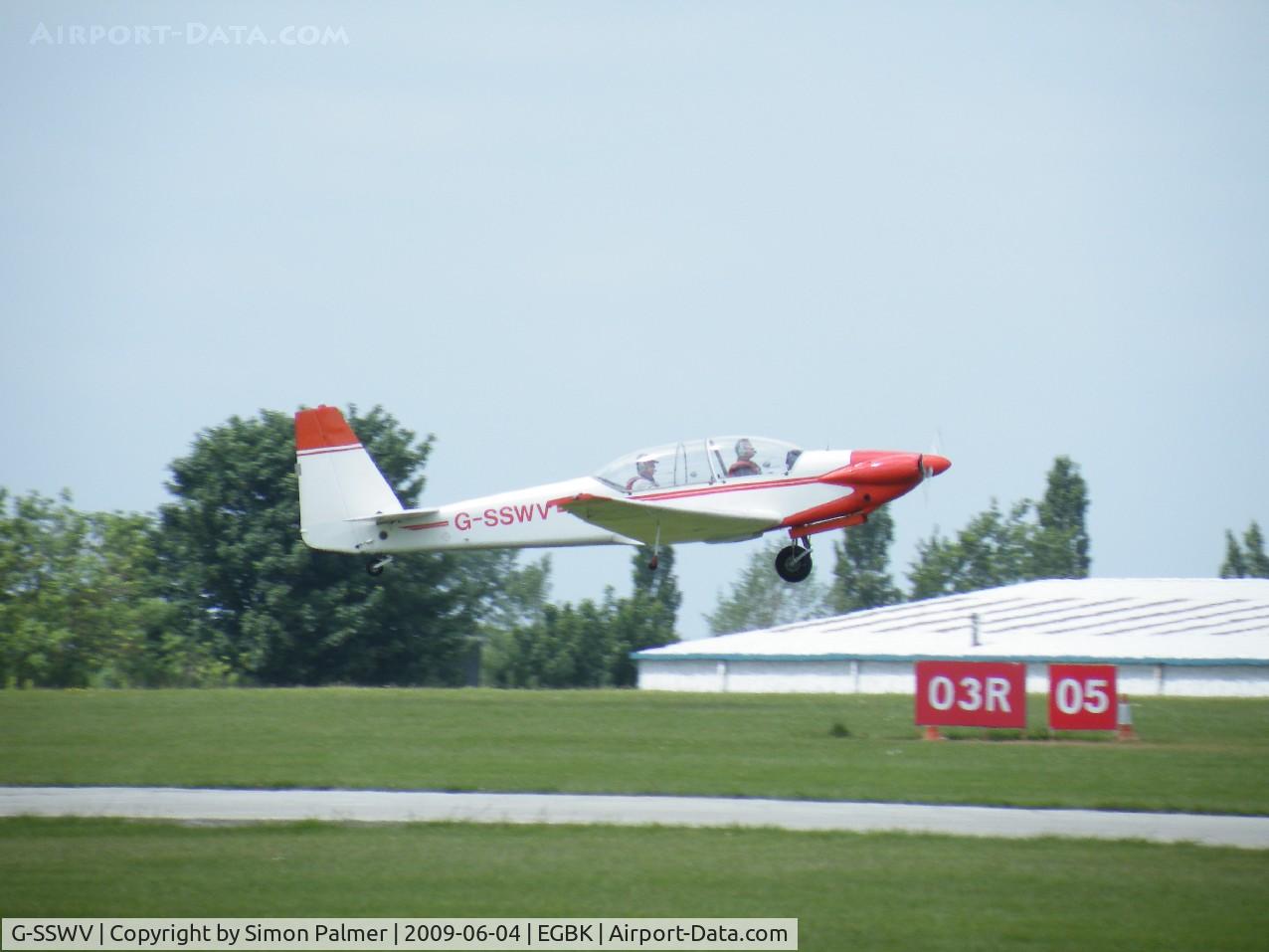 G-SSWV, 1973 Sportavia-Putzer RF-5B Sperber C/N 51032, Sywell