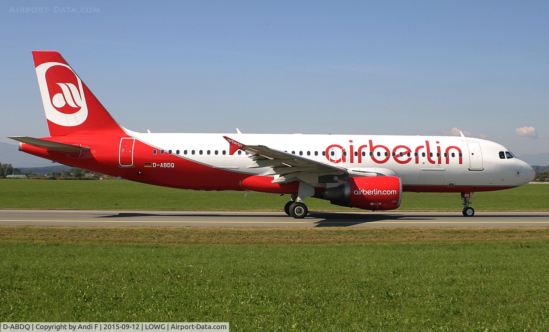 D-ABDQ, 2007 Airbus A320-214 C/N 3121, Air Berlin Airbus A320-214