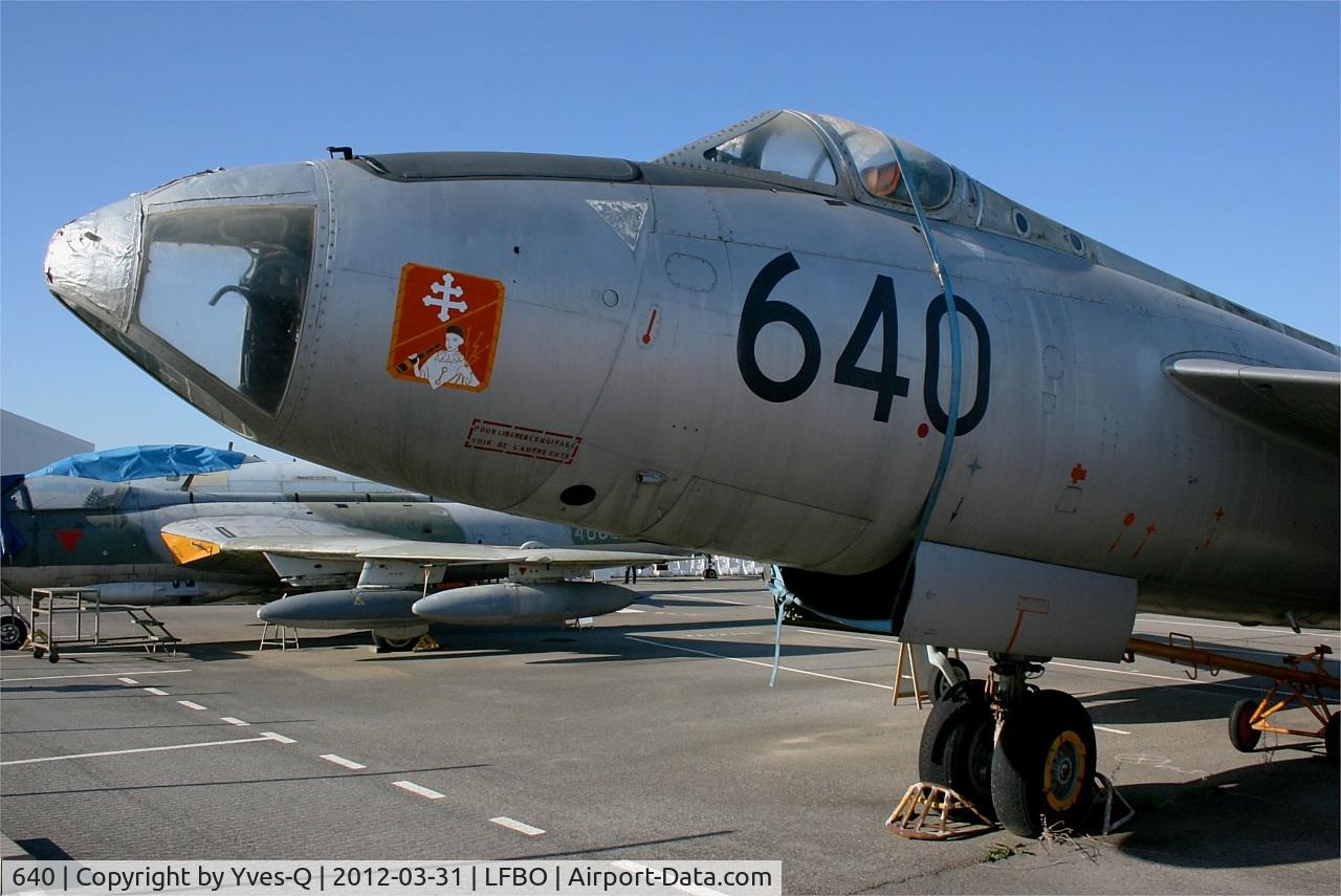 640, Sud Aviation SO.4050B Vautour IIB C/N 119, Sud Aviation SO.4050B Vautour IIB, Preserved at Les Ailes Anciennes Museum, Toulouse-Blagnac