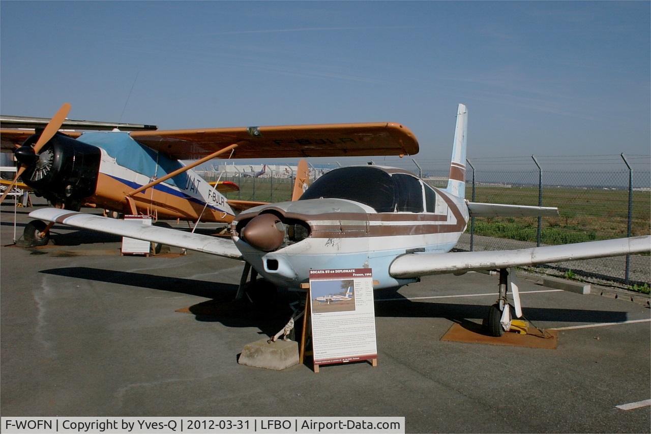 F-WOFN, 1967 Socata ST-10 Diplomate C/N 01, Socata ST-10 Diplomate, Preserved at Les Ailes Anciennes Museum, Toulouse-Blagnac