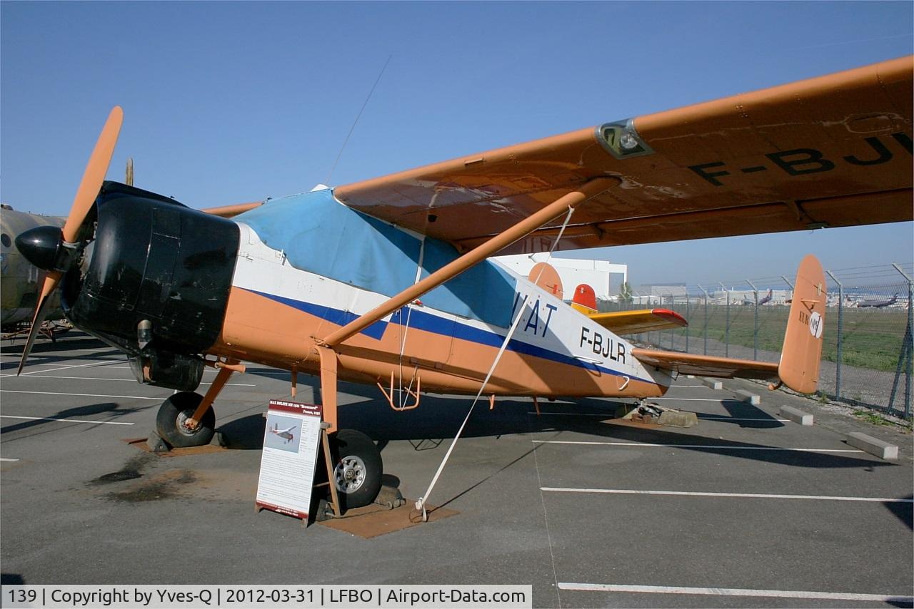 139, Max Holste MH-1521M Broussard C/N 188, Max Holste MH-1521M Broussard, Preserved at Les Ailes Anciennes Museum, Toulouse-Blagnac