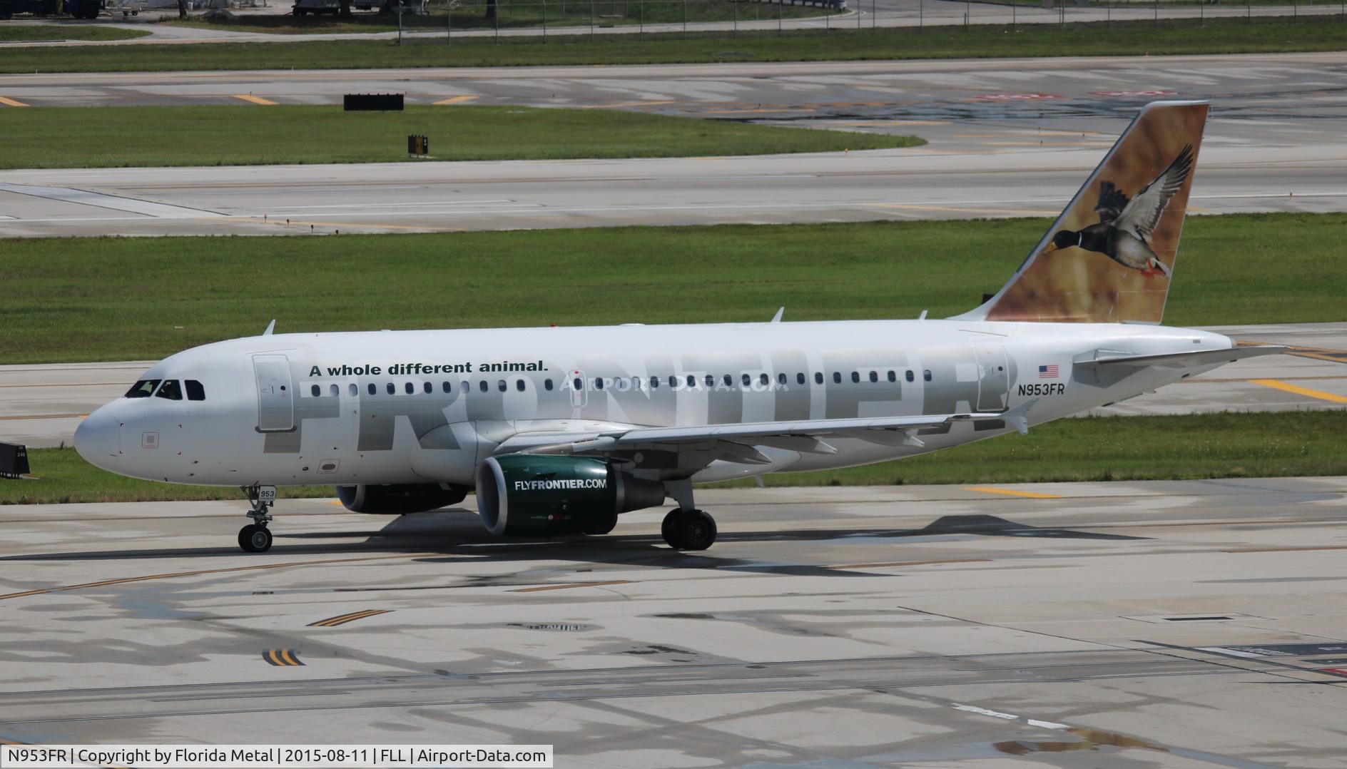 N953FR, 2010 Airbus A319-112 C/N 4254, Frontier 