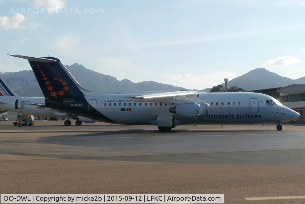 OO-DWL, 1999 British Aerospace Avro 146-RJ100 C/N E3361, Parked