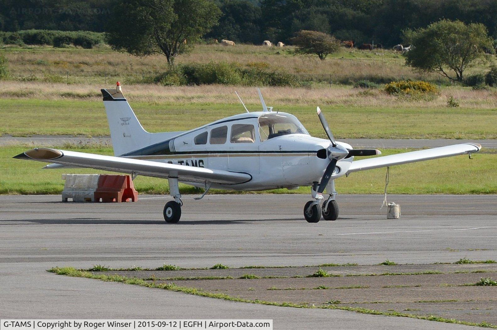 G-TAMS, 1967 Beech A23-24 Musketeer Super III C/N MA-190, Visiting Musketeer Super III.
Previously registered OY-DKF.