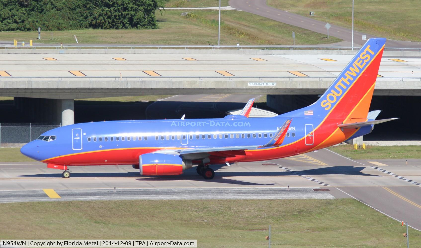 N954WN, 2010 Boeing 737-7H4 C/N 36669, Southwest