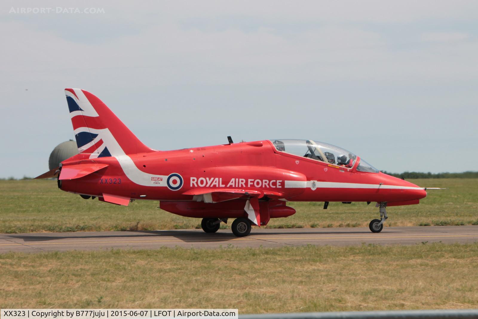 XX323, 1980 Hawker Siddeley Hawk T.1 C/N 167/312148, at Tours