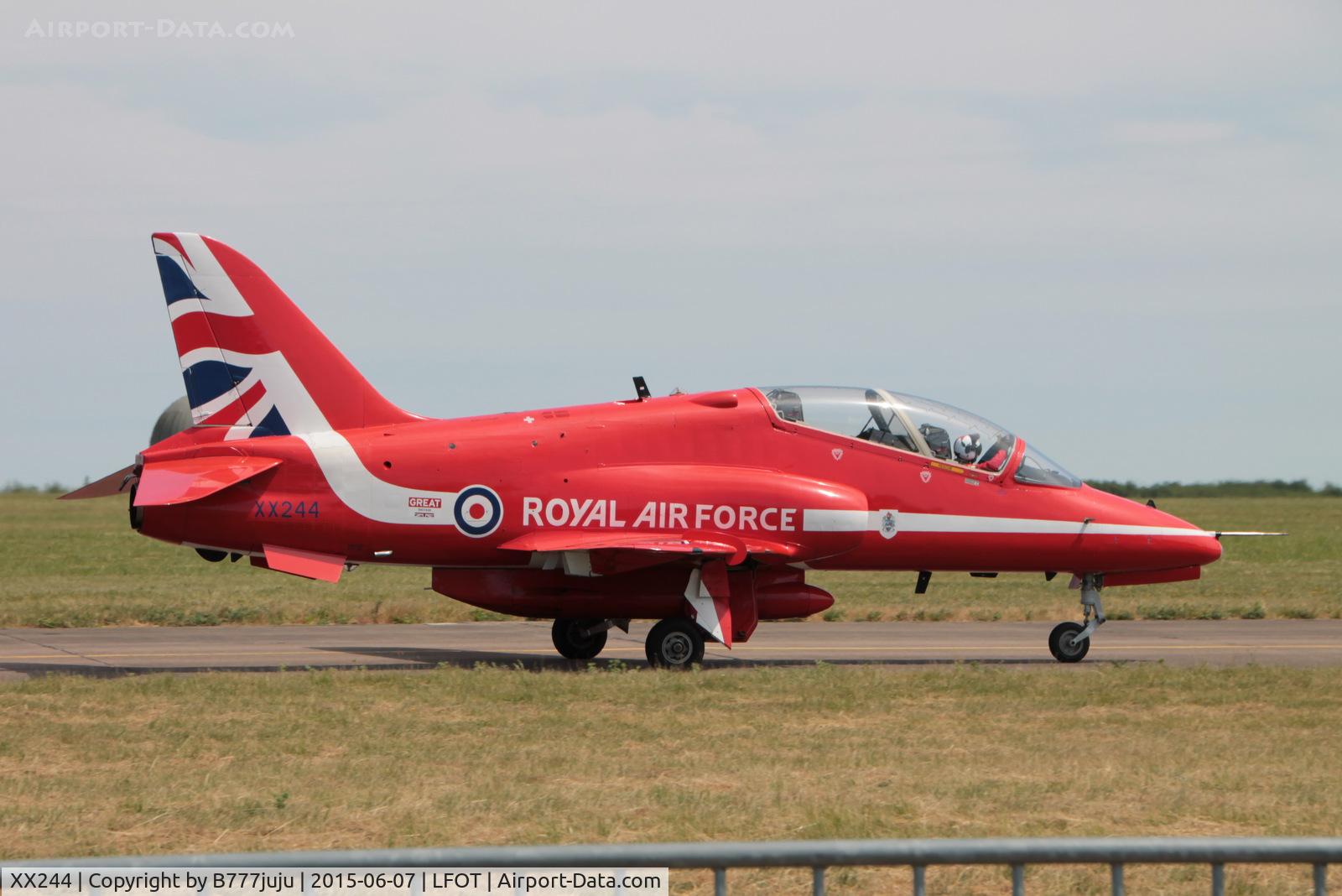 XX244, 1978 Hawker Siddeley Hawk T.1 C/N 080/312080, at Tours