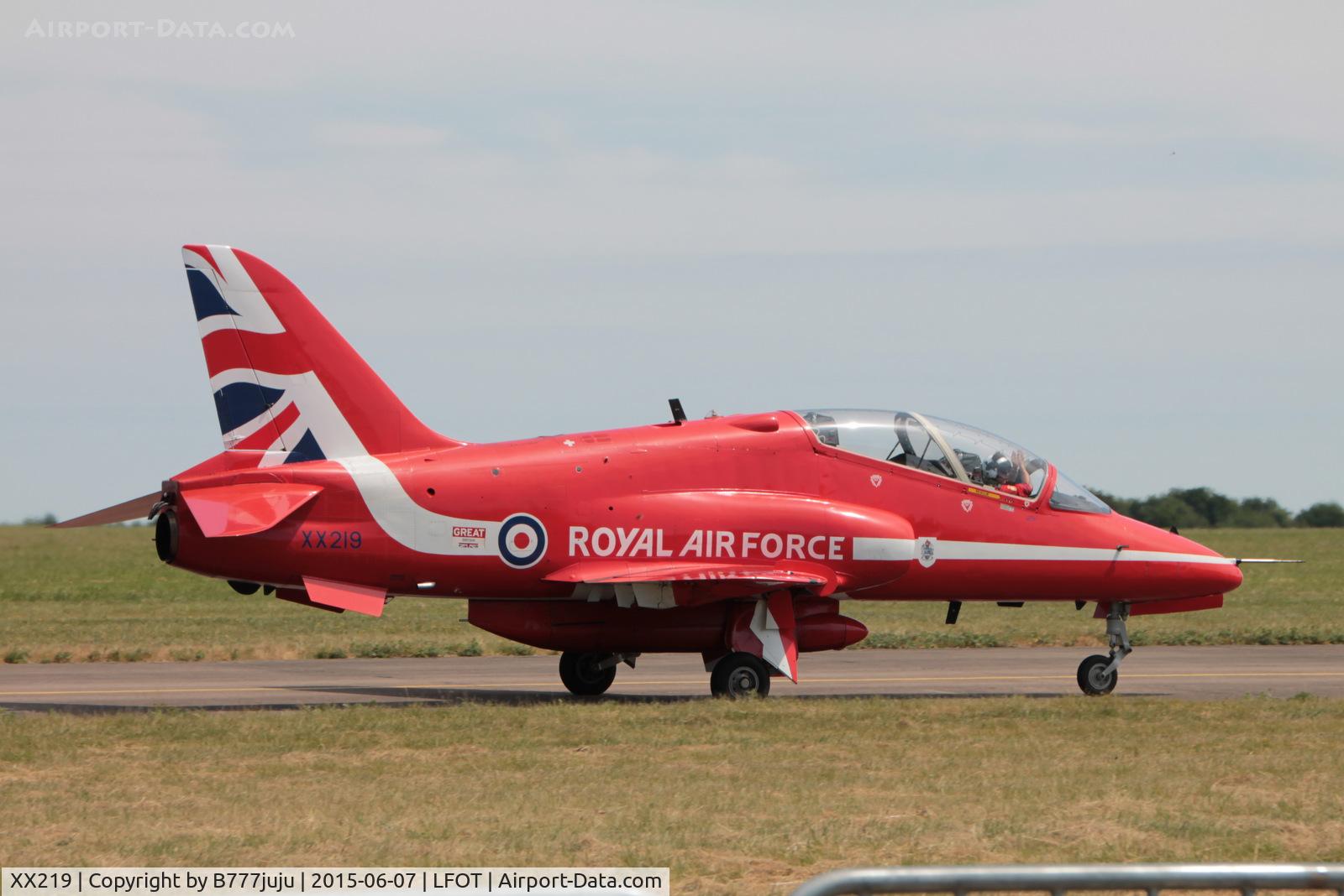 XX219, 1978 Hawker Siddeley Hawk T.1A C/N 055/312055, at Tours