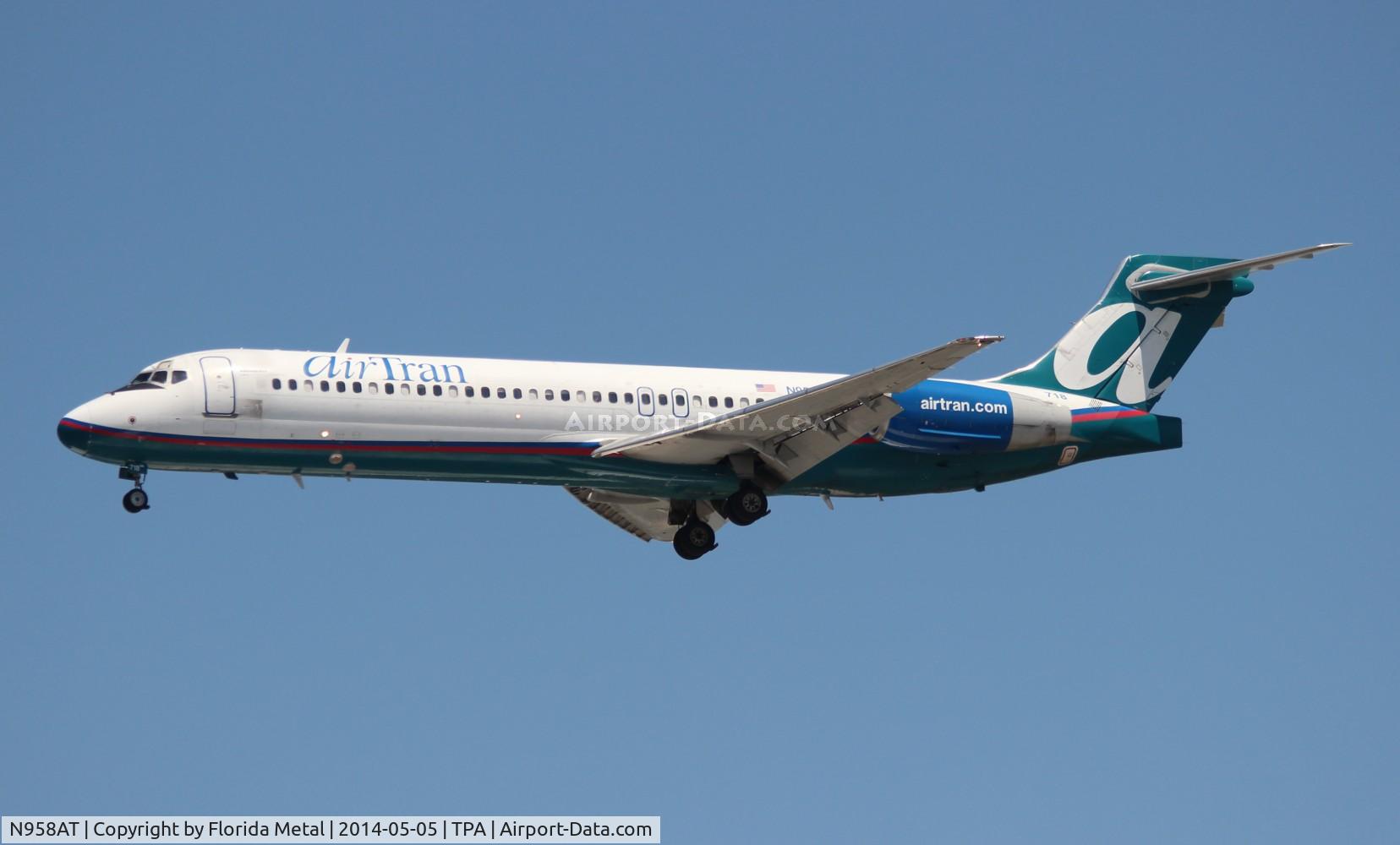 N958AT, 2001 Boeing 717-200 C/N 55020, Air Tran