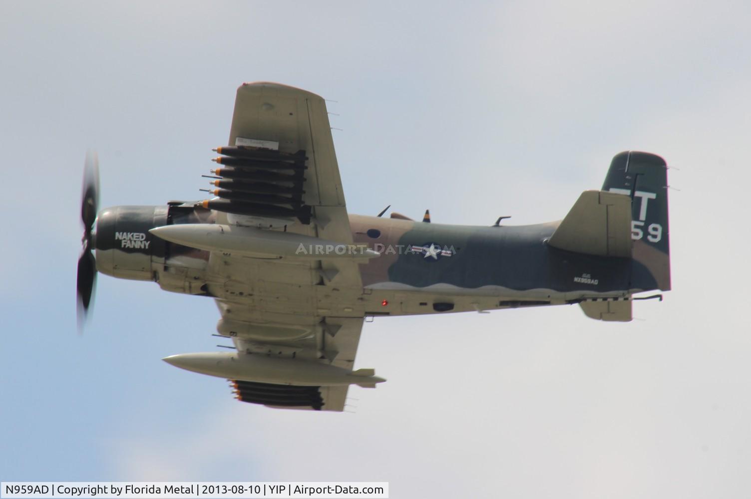N959AD, Douglas A-1D Skyraider (AD-4NA) C/N 7759, AD-4NA Skyraider