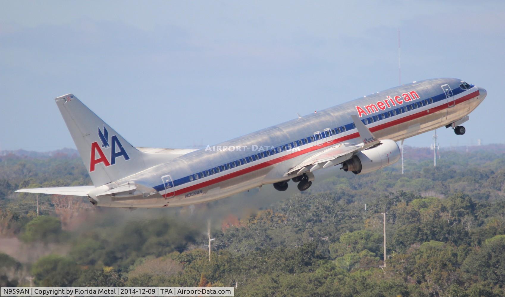 N959AN, 2001 Boeing 737-823 C/N 30828, American