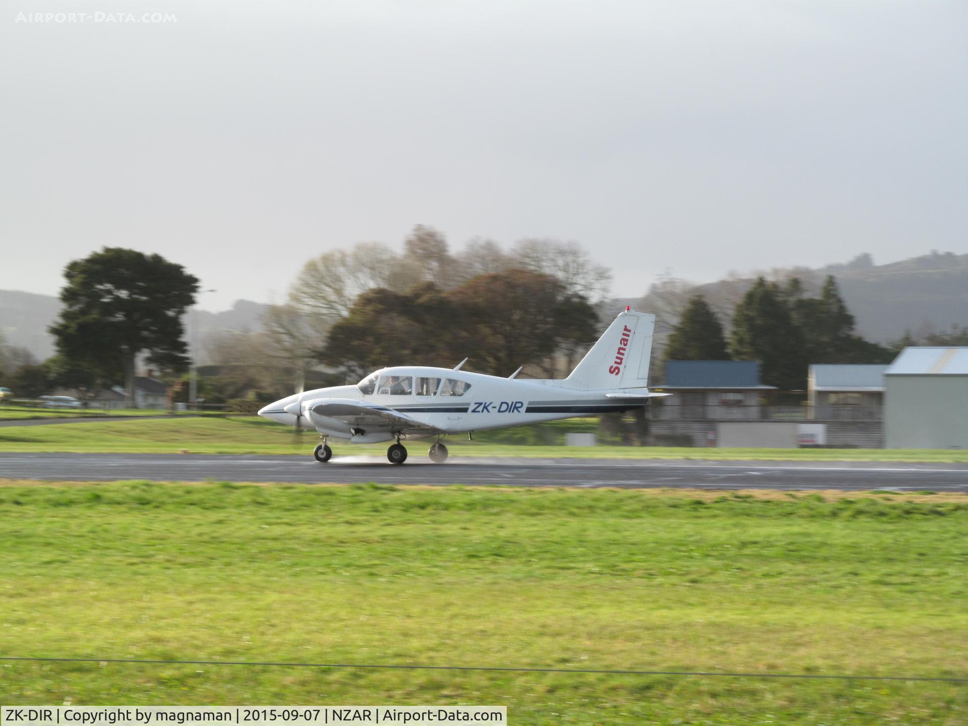 ZK-DIR, Piper PA-23-250 C/N 27-4242, about to lift off
