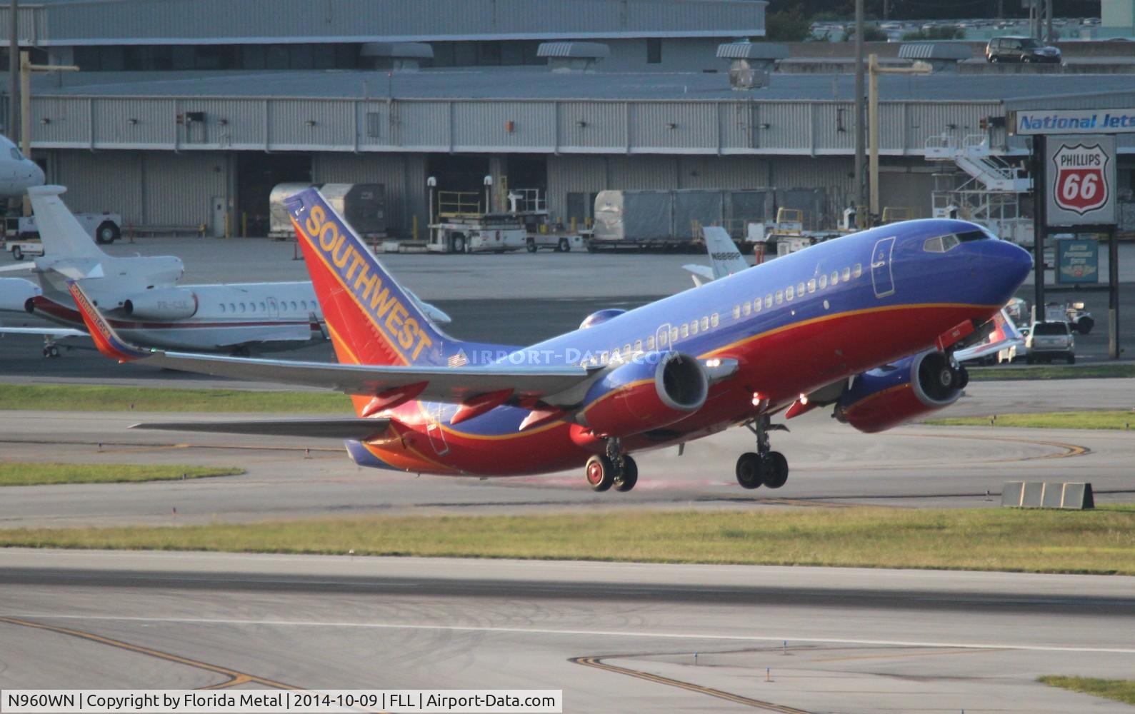 N960WN, 2011 Boeing 737-7H4 C/N 36675, Southwest