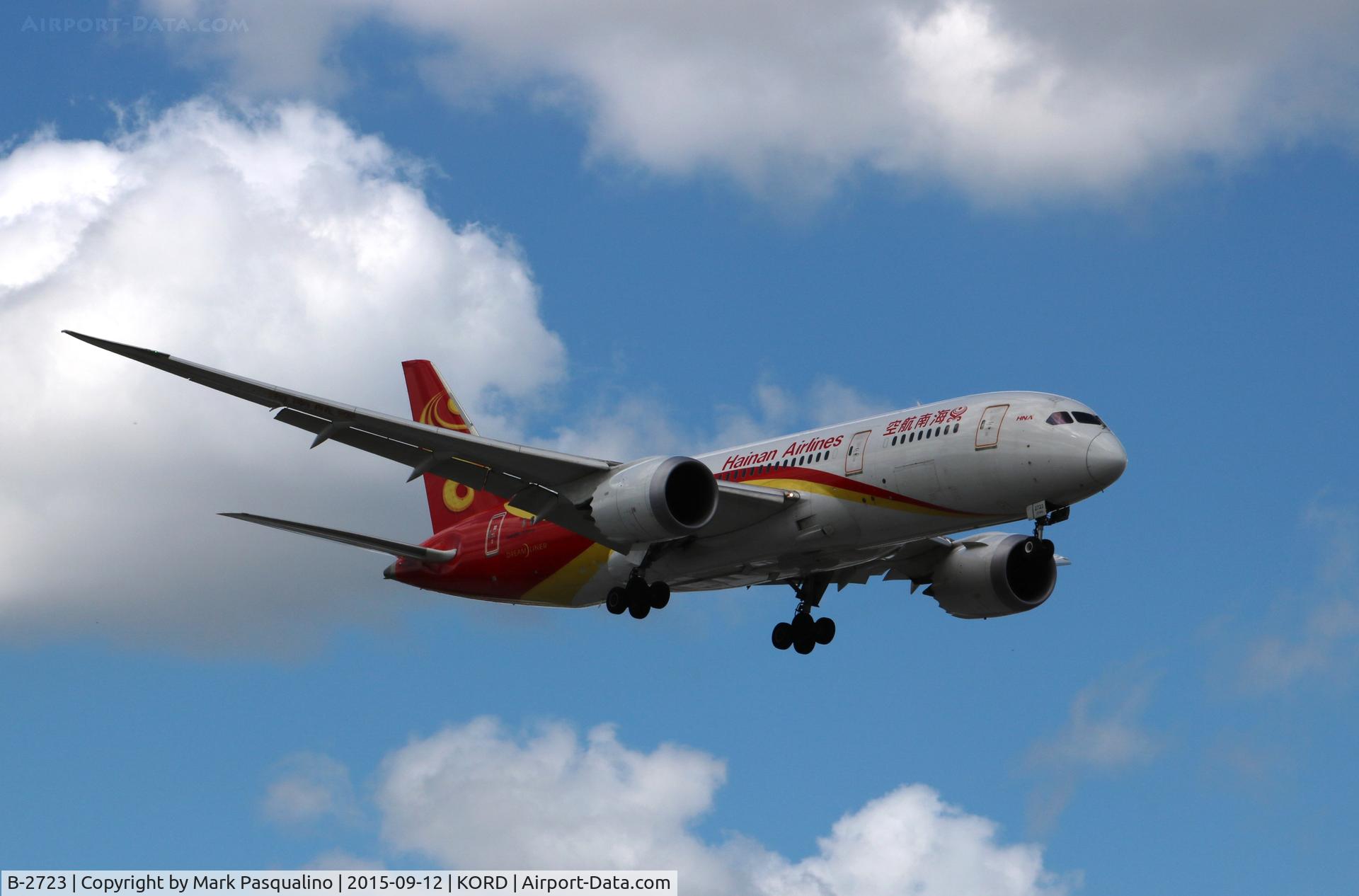 B-2723, 2013 Boeing 787-8 Dreamliner C/N 34944, Boeing 787-8