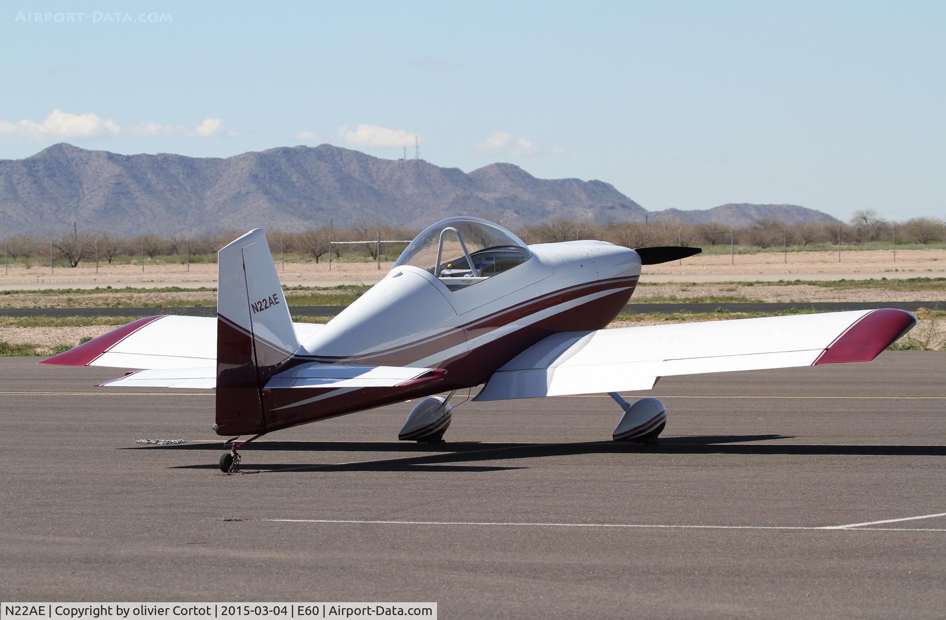 N22AE, Vans RV-8 C/N 82804, Eloy airport