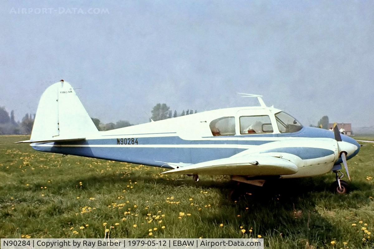 N90284, 1958 Piper PA-23-160 Apache C/N 23-1269, Piper PA-23-160 Apache [23-1269] (Publi Air) Antwerp-Deurne~OO 12/05/1979. From a slide.