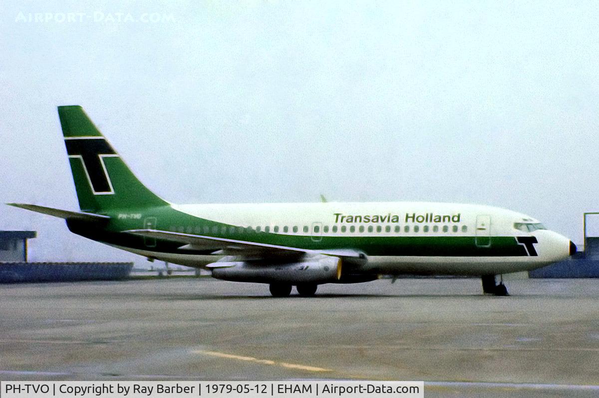 PH-TVO, 1976 Boeing 737-266 C/N 21196, Boeing 737-266 [21196] (Transavia Airlines) Amsterdam-Schiphol~PH 12/05/1979. From a slide.