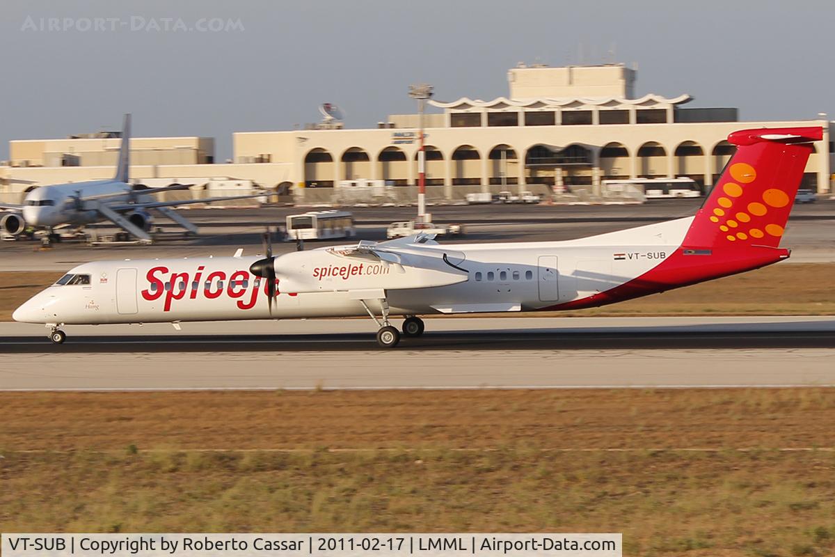 VT-SUB, 2011 De Havilland Canada DHC-8-402Q Dash 8 Dash 8 C/N 4374, Runway 31