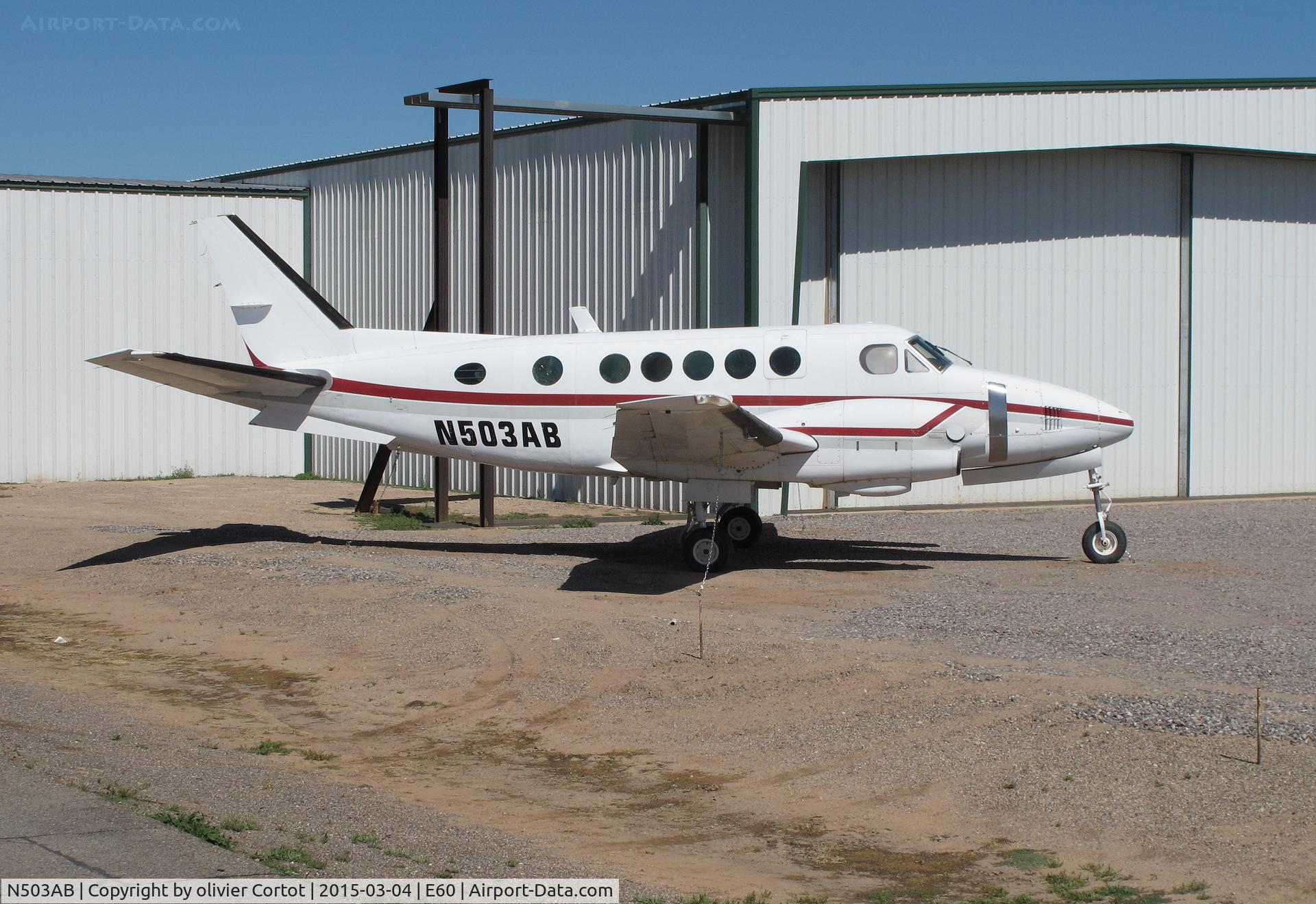 N503AB, 1970 Beech 100 King Air C/N B-18, Eloy airport