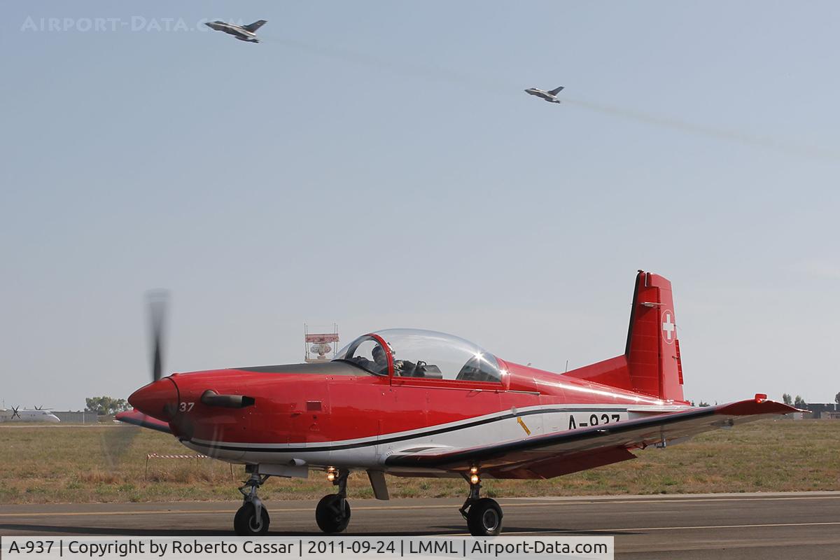 A-937, 1983 Pilatus PC-7 Turbo Trainer C/N 345, Malta International Airshow 2011