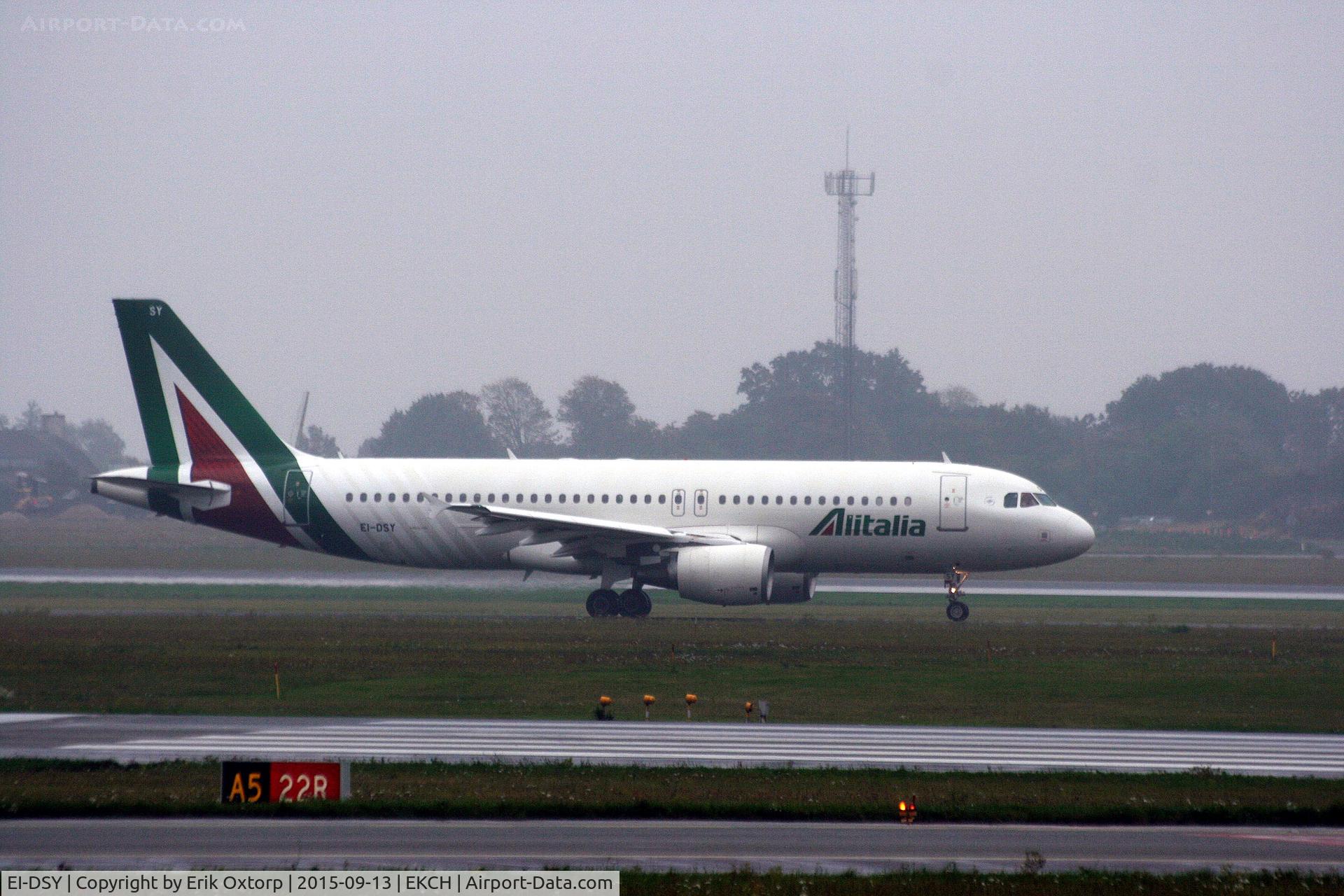 EI-DSY, 2008 Airbus A320-216 C/N 3666, EI-DSY in the latest Alitalia c/s.