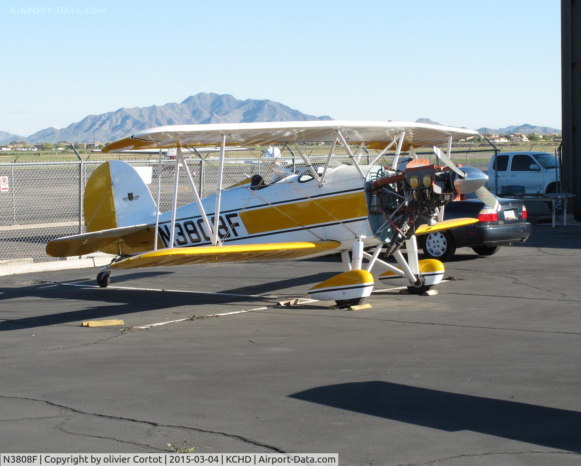 N3808F, 1977 Great Lakes 2T-1A-2 Sport Trainer C/N 0776, Chandler airport