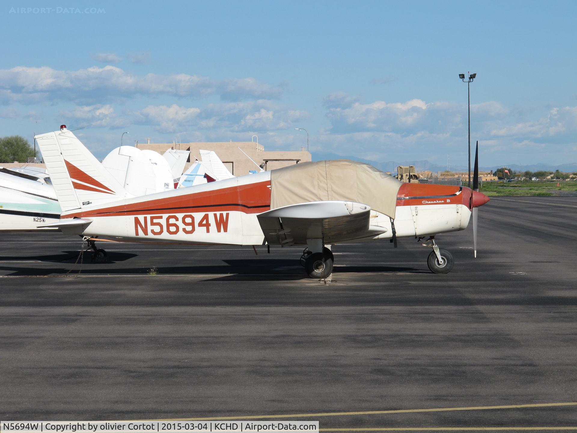 N5694W, 1963 Piper PA-28-160 Cherokee C/N 28-1060, Chandler, AZ