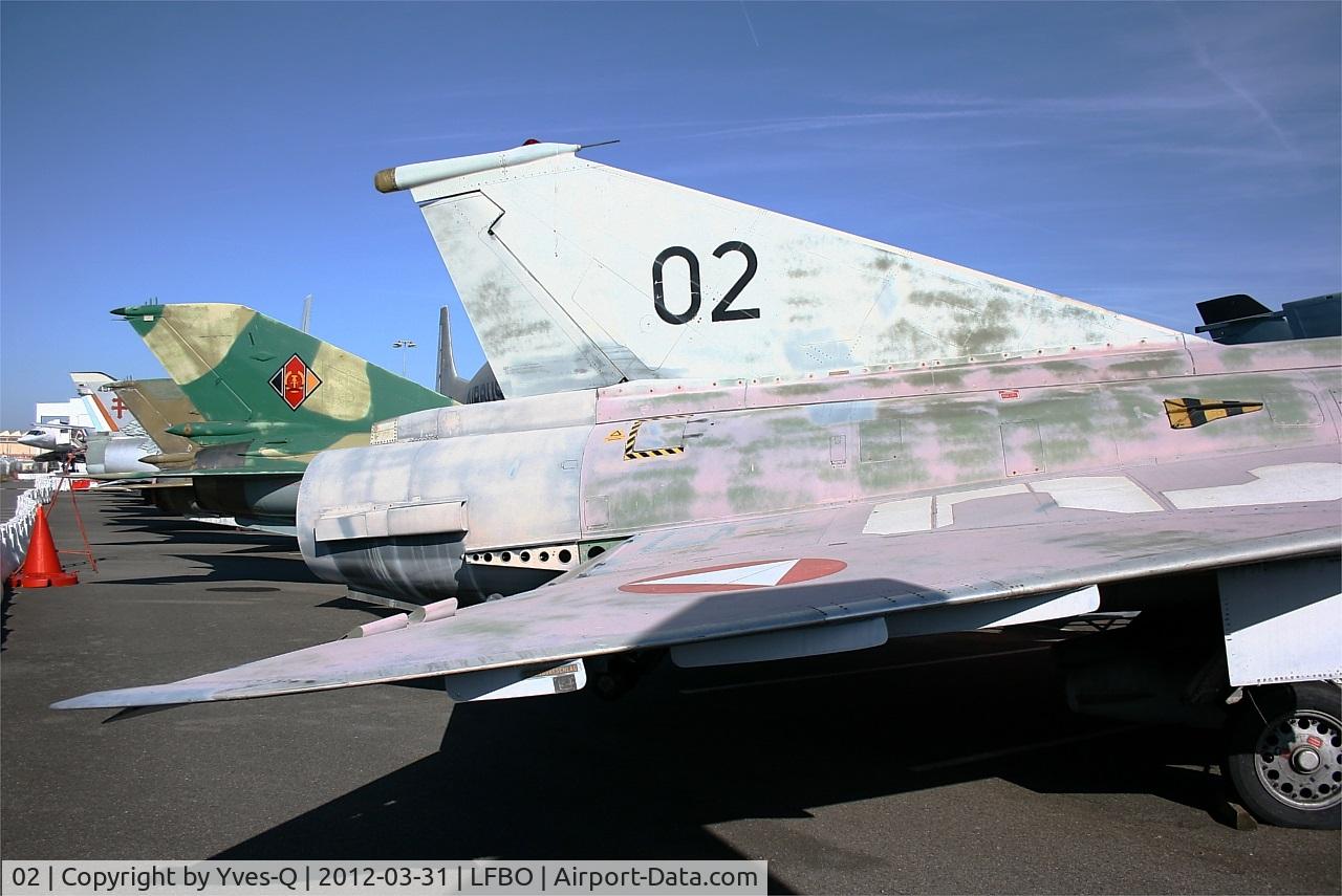 02, Saab J-35Oe MkII Draken C/N 35-1402, Saab J-35Oe MkII Draken, Preserved at Les Ailes Anciennes Museum, Toulouse-Blagnac
