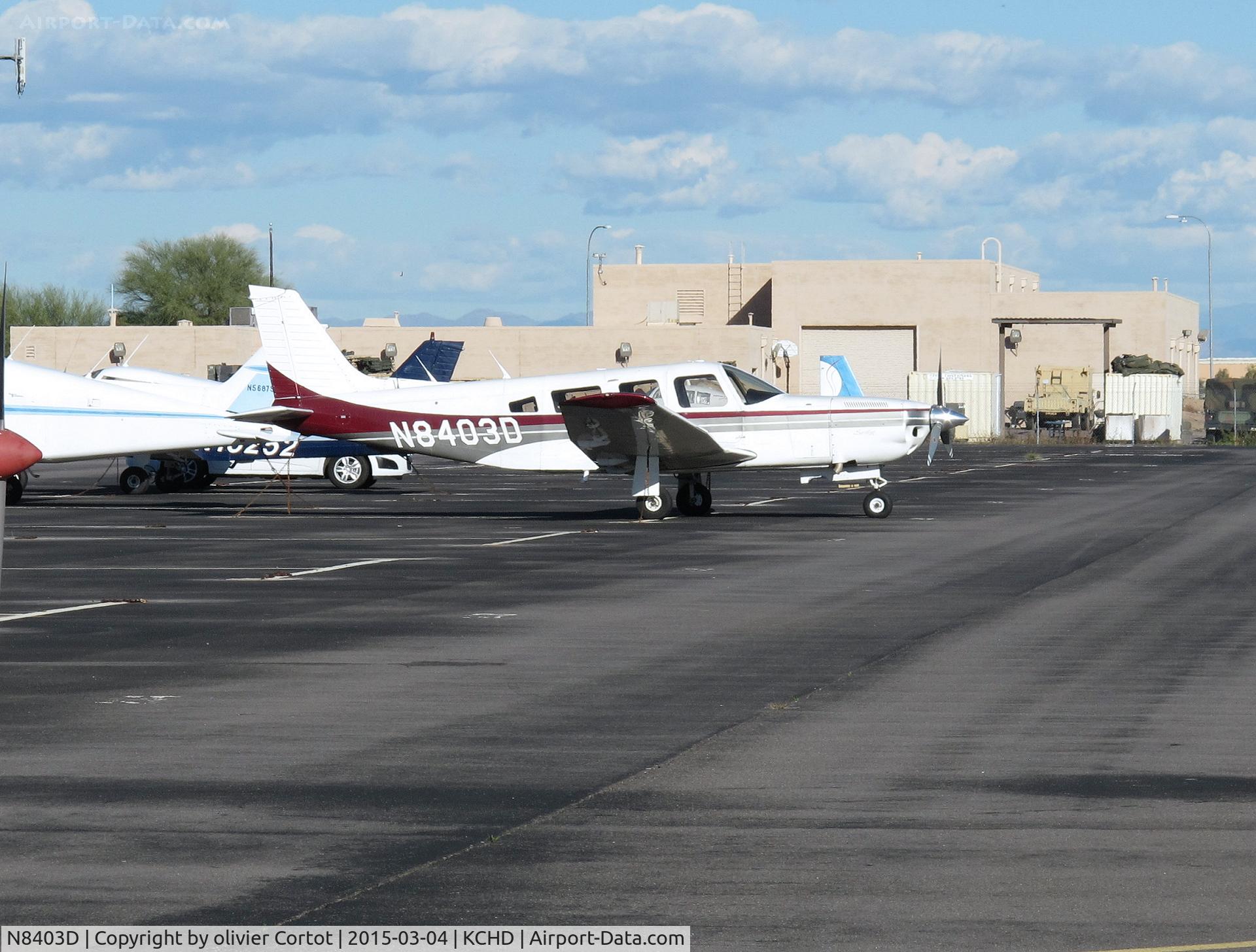 N8403D, 1981 Piper PA-32R-301T Turbo Saratoga C/N 32R-8129078, Chandler AZ