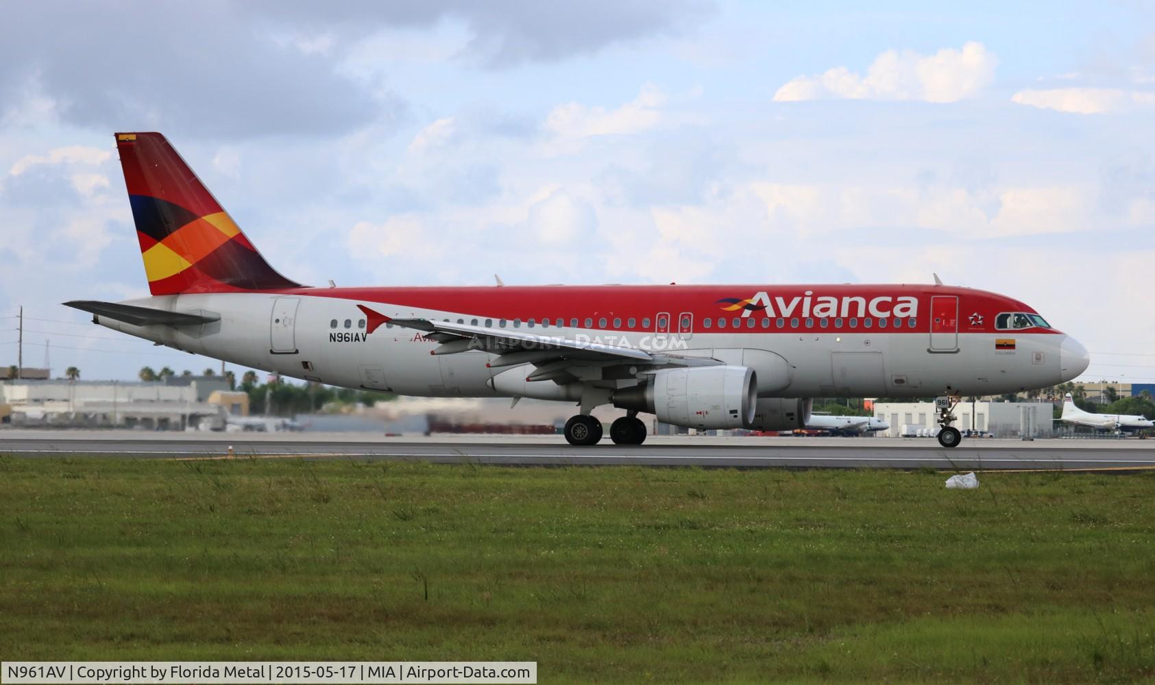 N961AV, 2009 Airbus A320-214 C/N 3961, Avianca