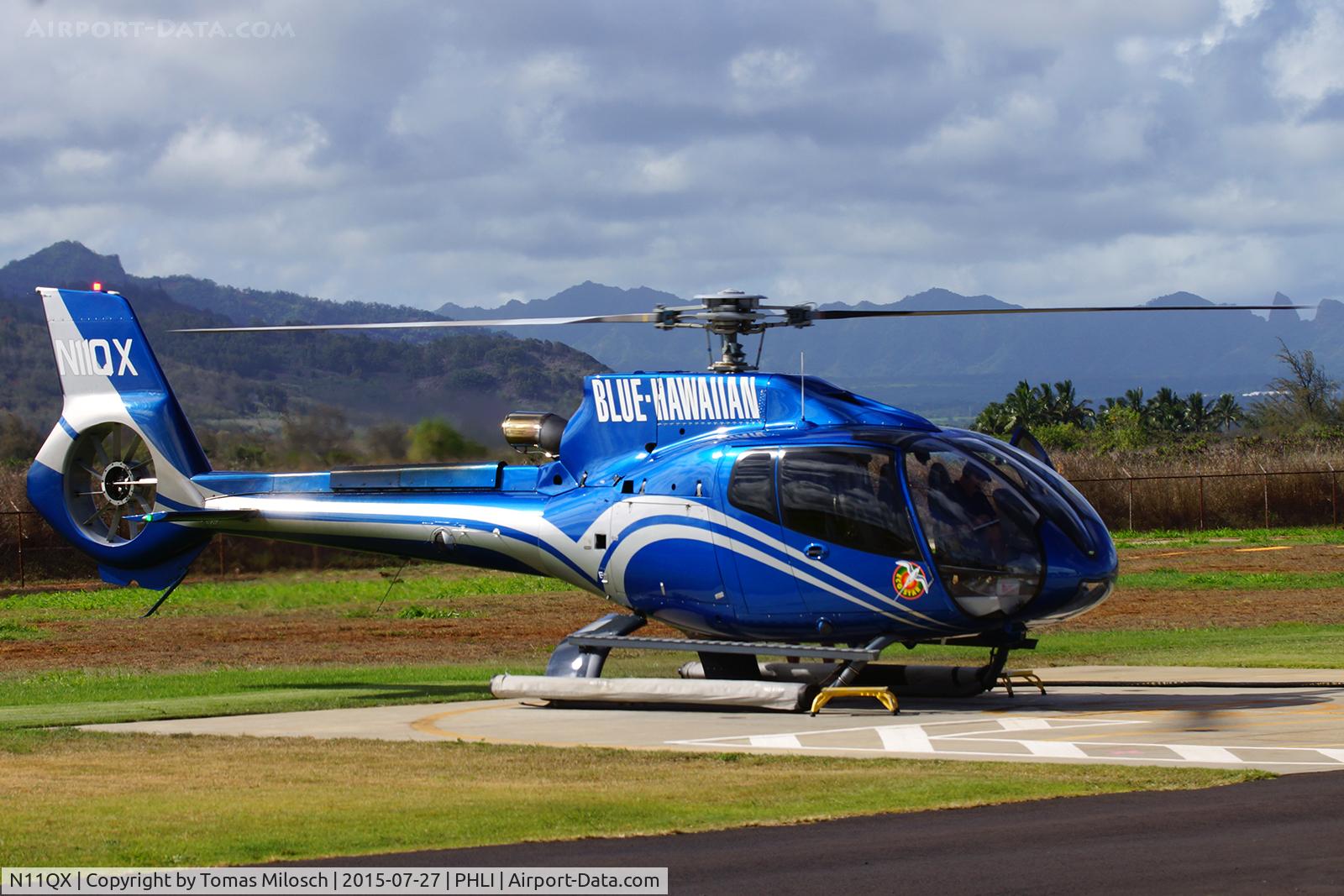 N11QX, Eurocopter EC-130B-4 (AS-350B-4) C/N 7198, Blue Hawaiian