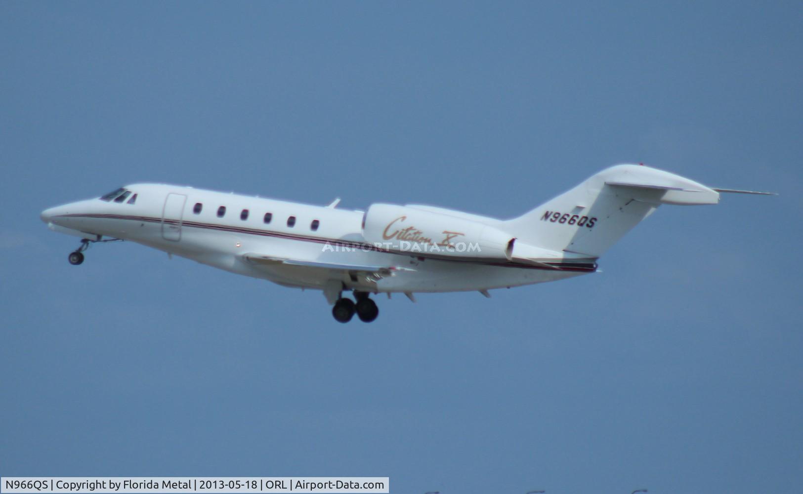 N966QS, 2001 Cessna 750 Citation X Citation X C/N 750-0166, Net Jets