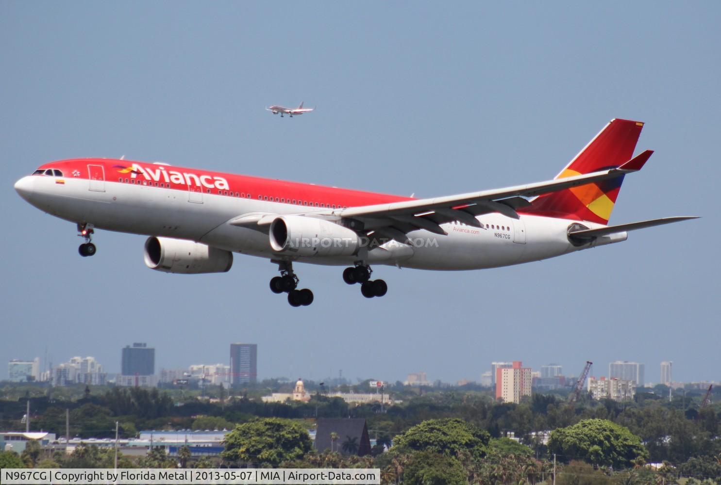 N967CG, 2008 Airbus A330-243 C/N 0967, Avianca