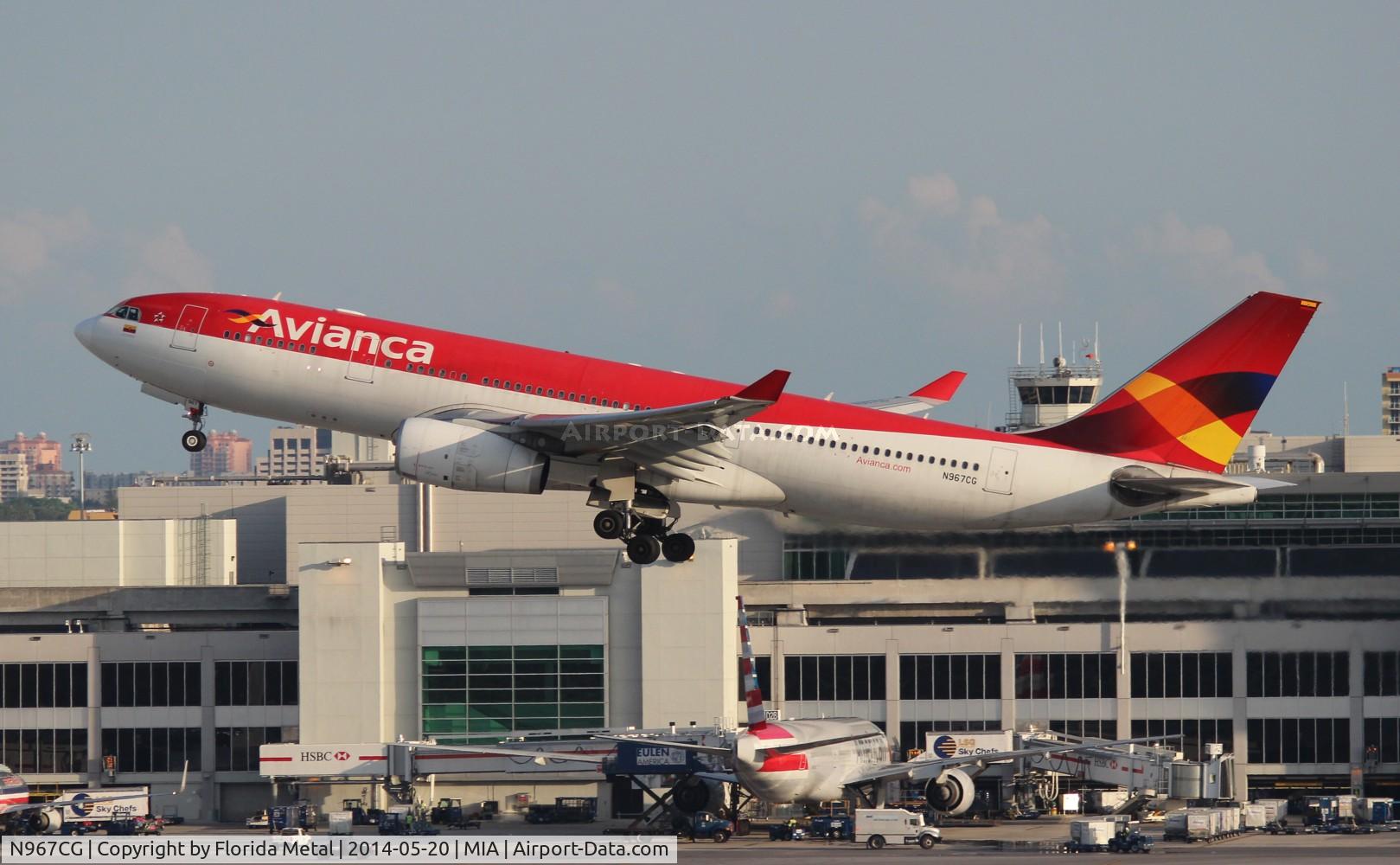 N967CG, 2008 Airbus A330-243 C/N 0967, Avianca
