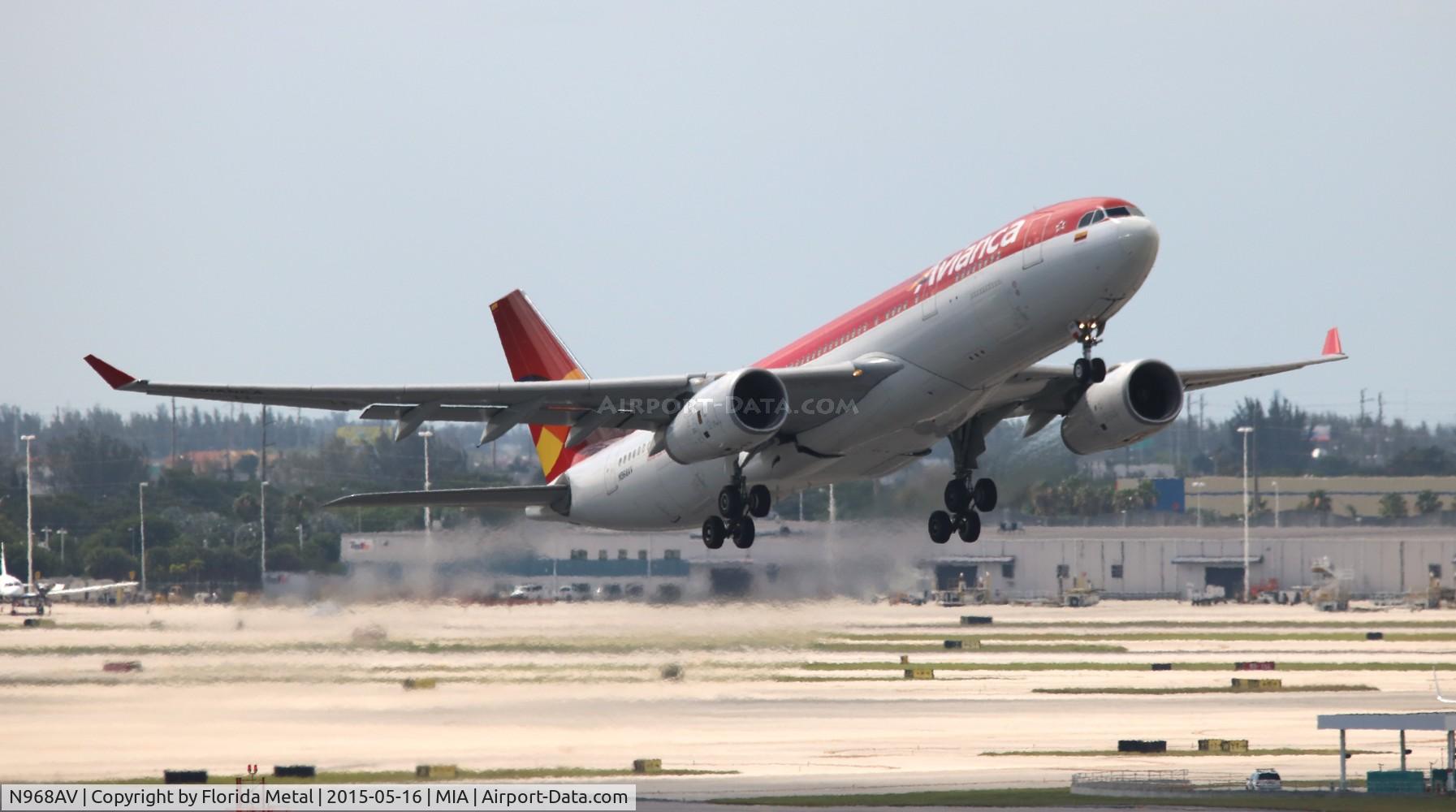 N968AV, 2009 Airbus A330-243 C/N 1009, Avianca