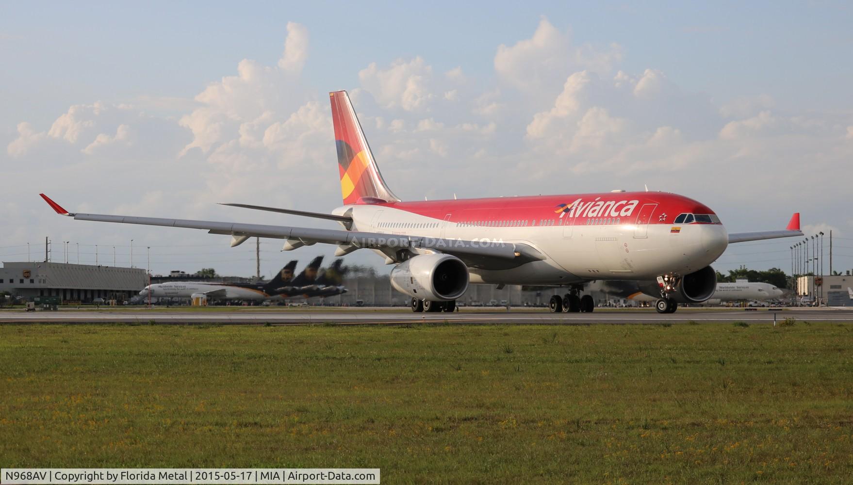 N968AV, 2009 Airbus A330-243 C/N 1009, Avianca