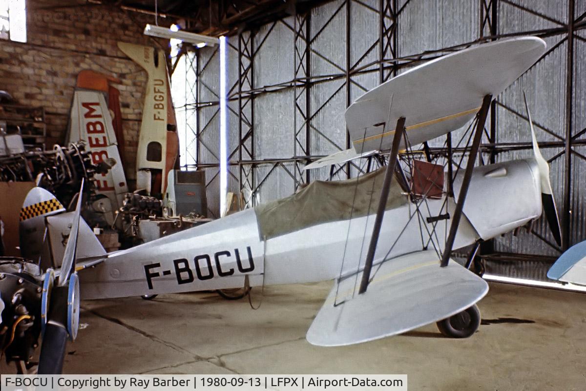 F-BOCU, Stampe-Vertongen SV-4C C/N 229, SNCAN SV-4C Stampe [229] Chavenay~F 13/09/1980. From a slide.