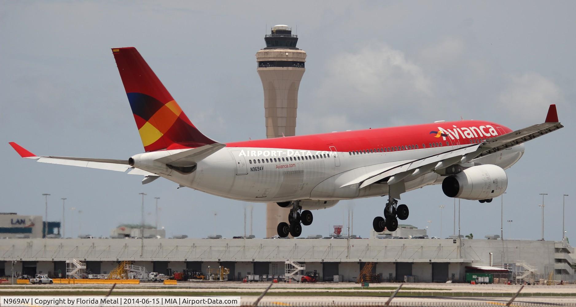 N969AV, 2009 Airbus A330-243 C/N 1016, Avianca