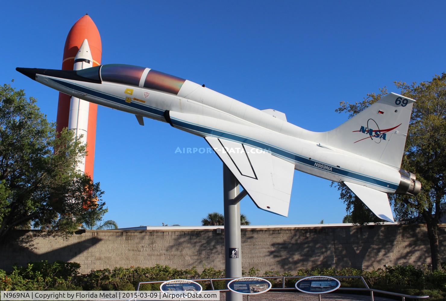 N969NA, Northrop T-38N C/N N5748, NASA T-38N at the NASA Visitor Center Cape Canaveral FL