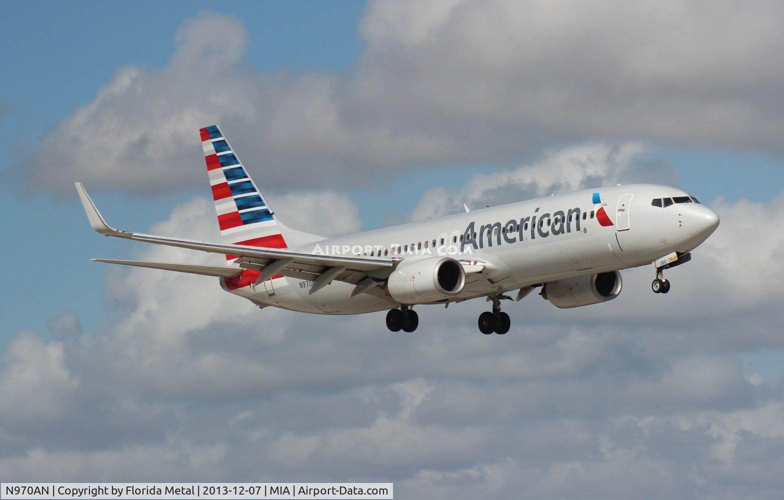 N970AN, 2001 Boeing 737-823 C/N 30096, American