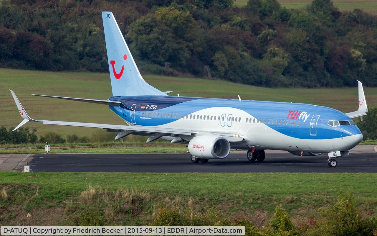 D-ATUQ, 2015 Boeing 737-8K5 C/N 41663, line up for departure to Palma