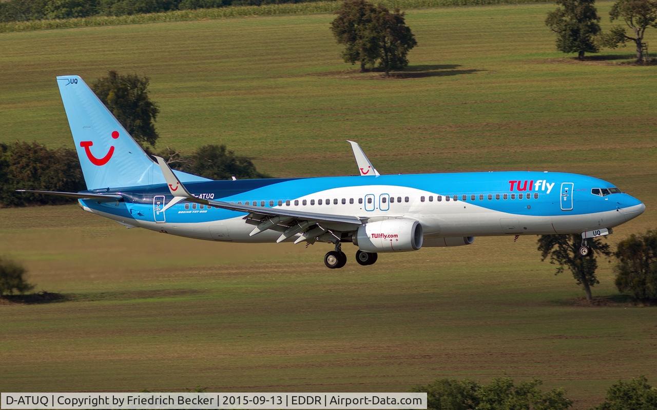 D-ATUQ, 2015 Boeing 737-8K5 C/N 41663, on final RW09, inbound from Las Palmas