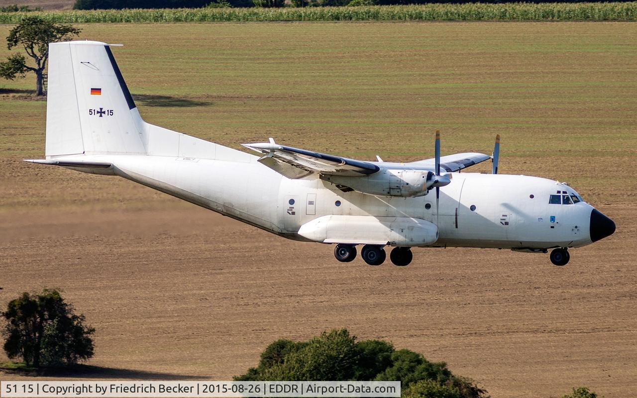 51 15, Transall C-160D C/N D152, on final RW09